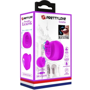 PRETTY LOVE - ESTELLE JÄZYK STYMULATOR ÅECHTACZKI 12 WIBRACJI FIOLETOWY